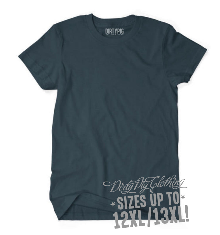 Big Mens Premium Plain Tee - Navy Shirts