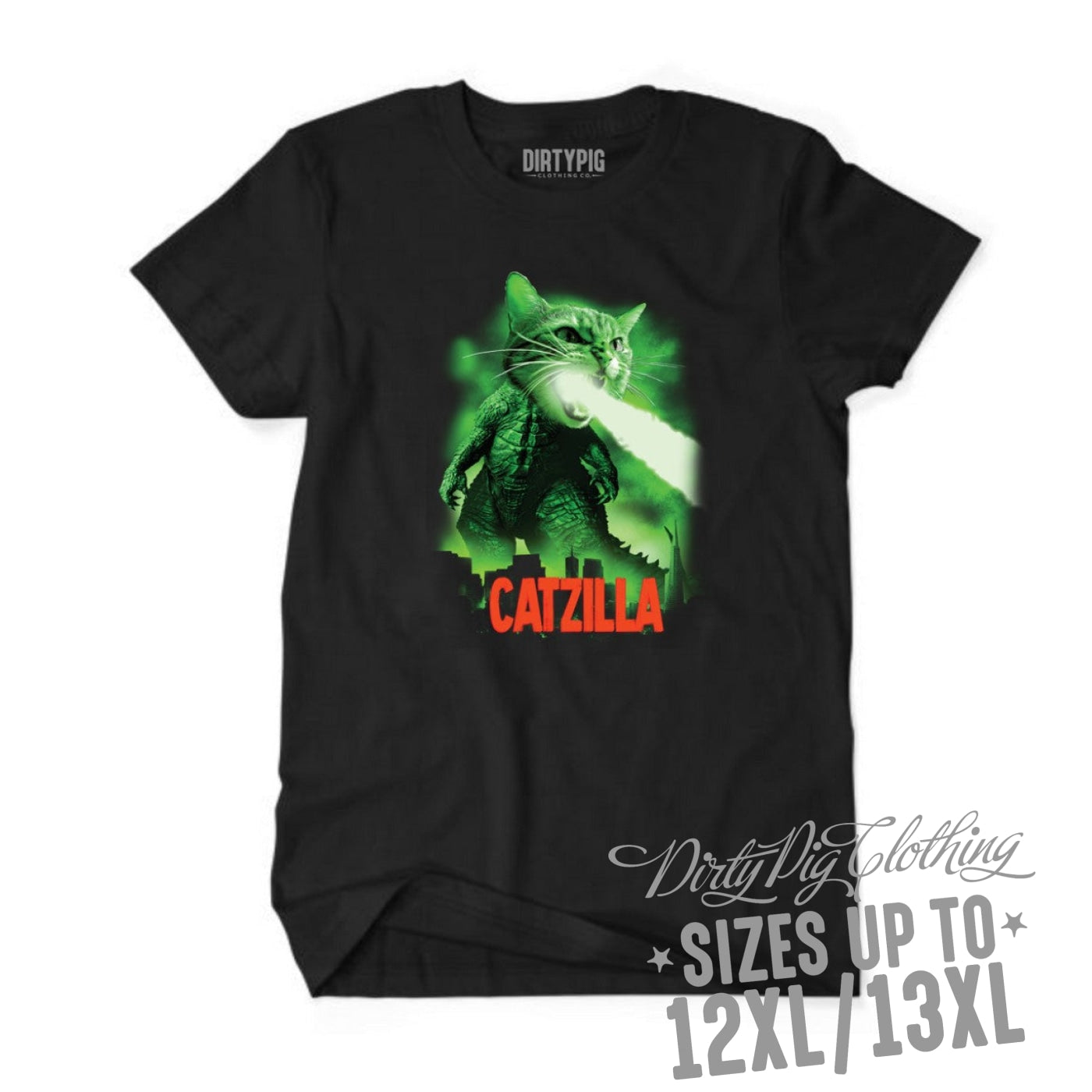 Catzilla Big Mens Shirt Printed Shirts