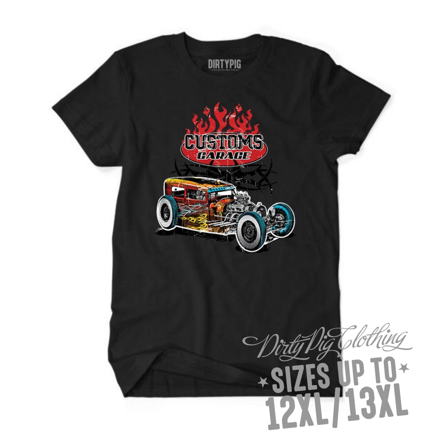 Custom Garage Big Mens Shirt Printed Shirts