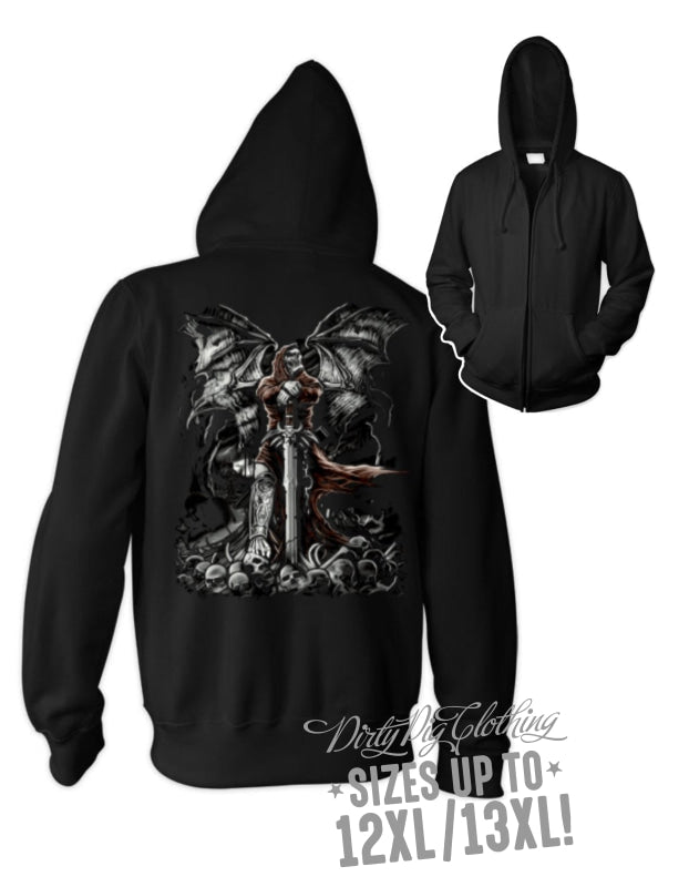 Gravestone Reaper Zip Hoodie Zip Hoodie