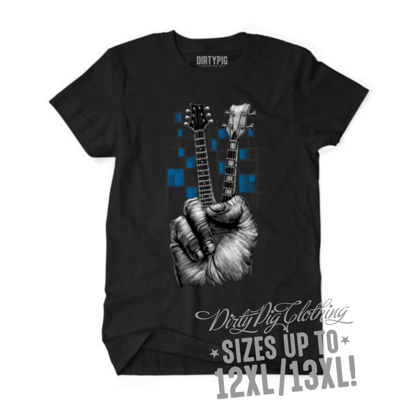 Guitar Big Mens Shirt Printed Shirts