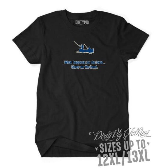 Happens On The Boat Big Mens Shirt Printed Shirts