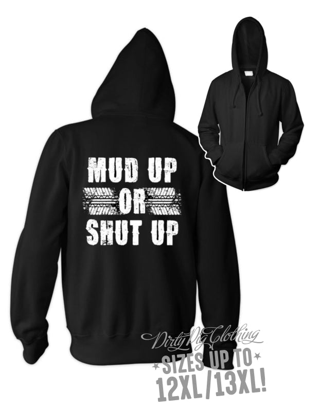 Mud Up Zip Hoodie Zip Hoodie