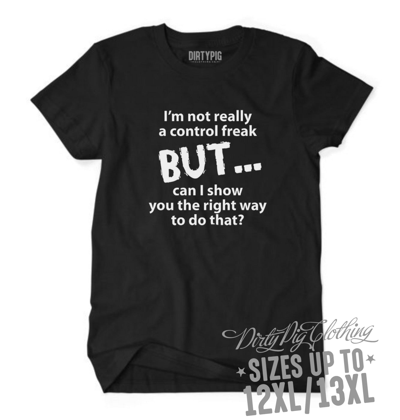 Not A Control Freak Big Mens Shirt Printed Shirts