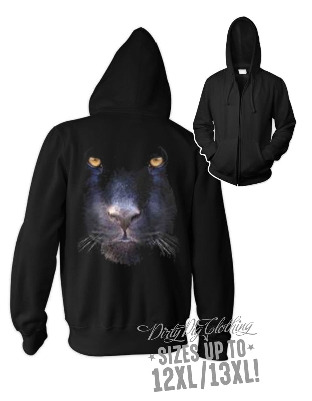 Panther Face Zip Hoodie Zip Hoodie