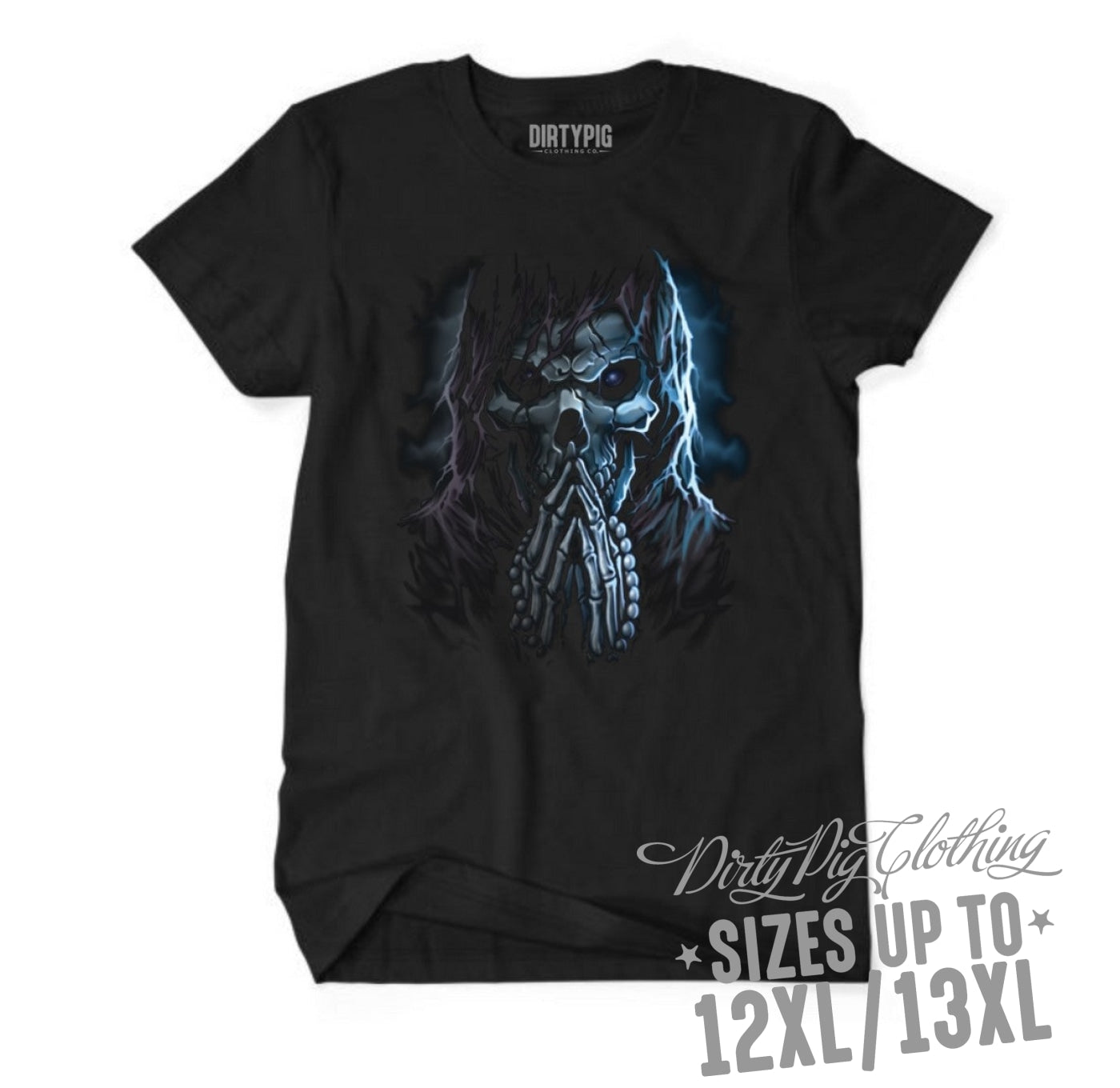 Praying Reaper Big Mens Shirt Printed Shirts