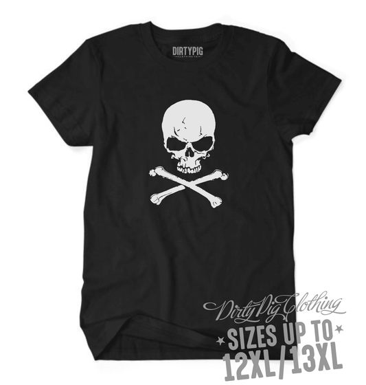 Skull Crossbones Big Mens Shirt Printed Shirts