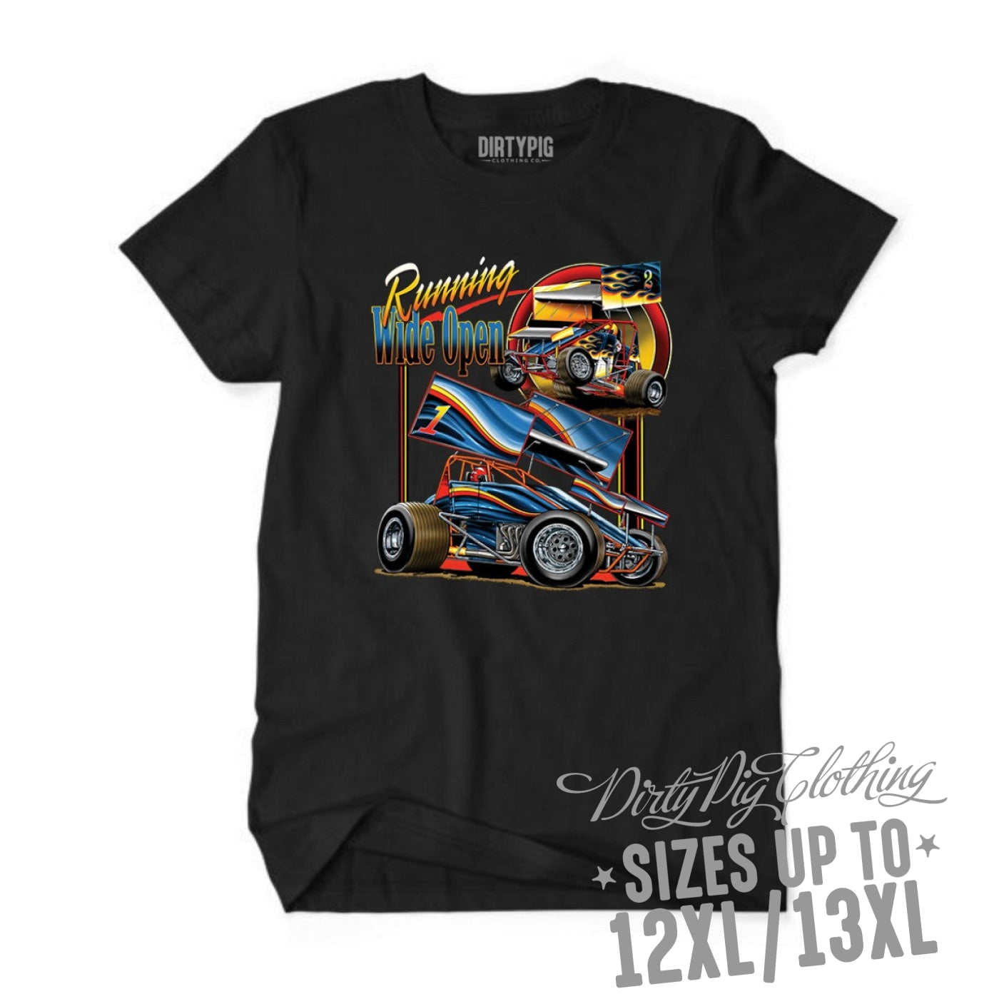Sprint Car Big Mens Shirt Printed Shirts