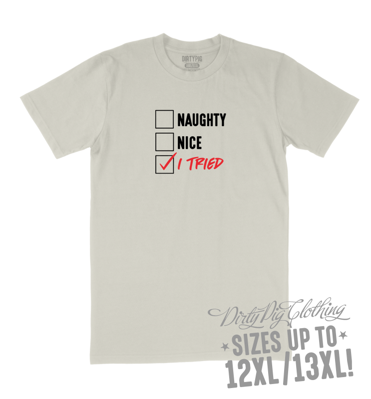 The List Big Mens Christmas Shirt 10XL/11XL / Cream Printed Shirts