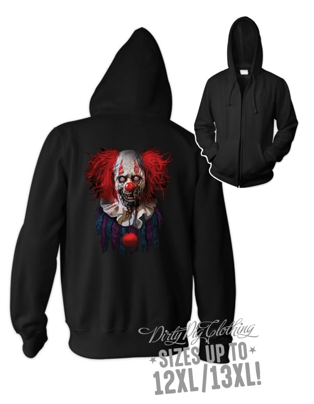 Zombie Clown Zip Hoodie Zip Hoodie