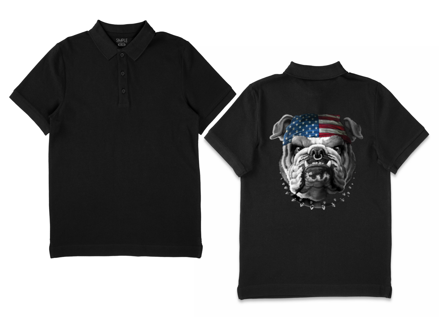 Bulldog Big Mens Polo Shirt