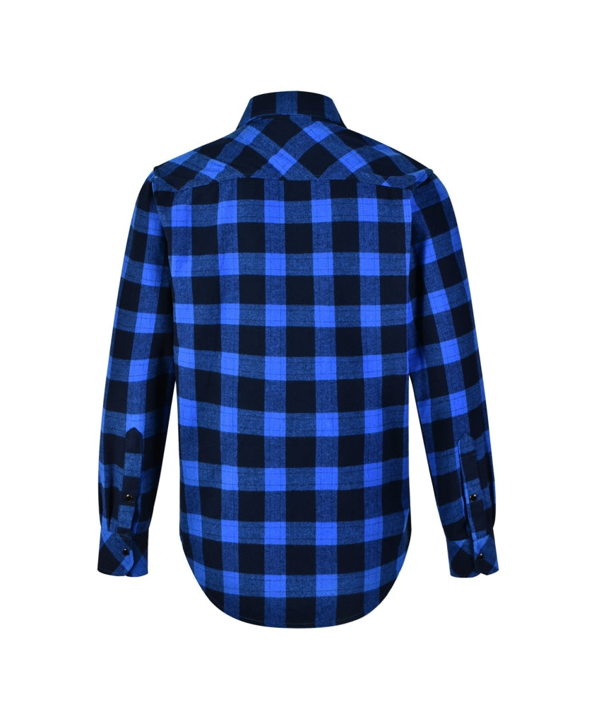 Big Mens Flanno - Navy & Blue