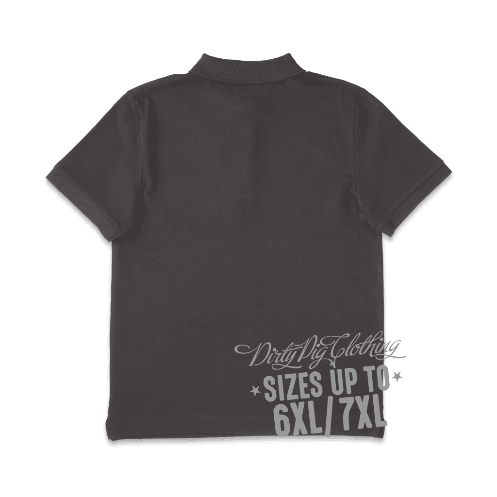 Big Mens Polo Shirt Gunmetal Shirts