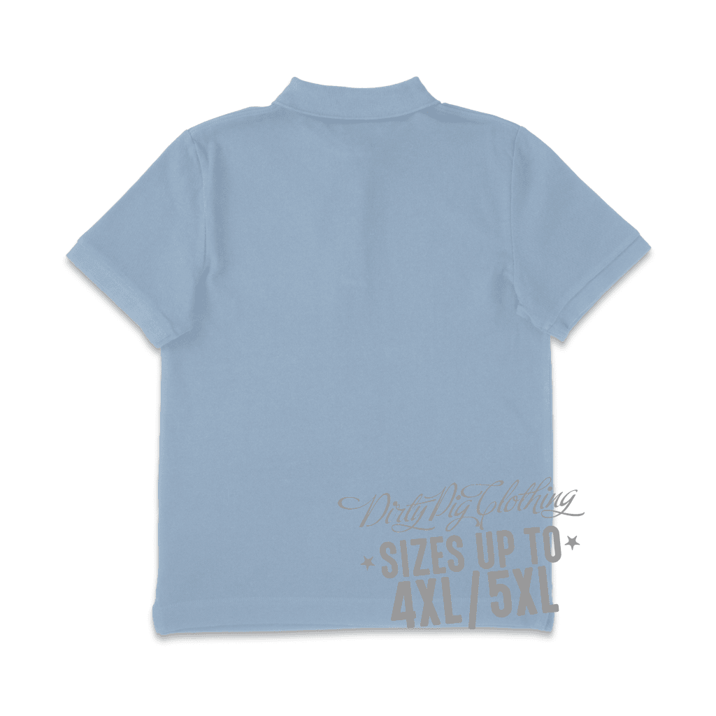 Big Mens Polo Shirt Sky Blue Shirts