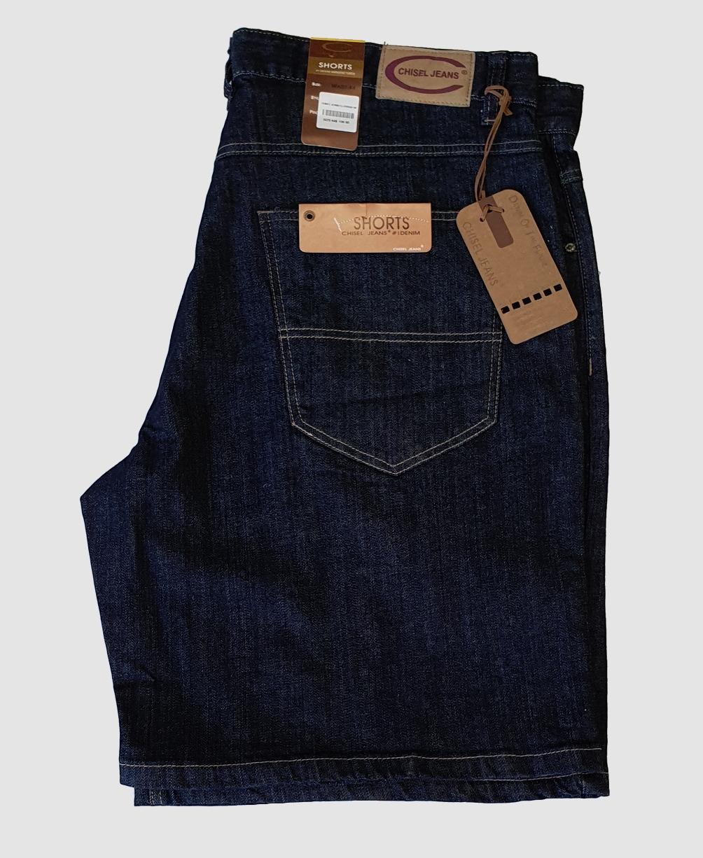 Chisel Stretch Denim Shorts (Dark)