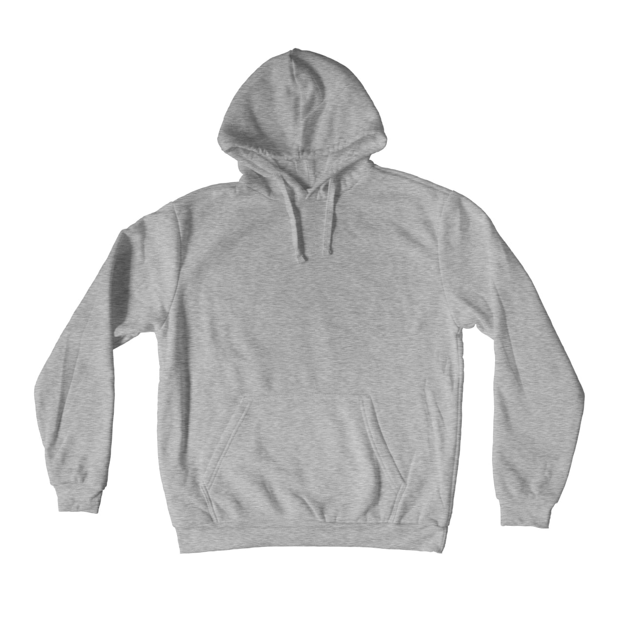 Plain Big Mens Pullover Hoodie - Grey 8Xl/9Xl Basics