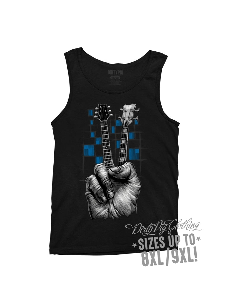 Guitar Big Mens Singlet Singlets