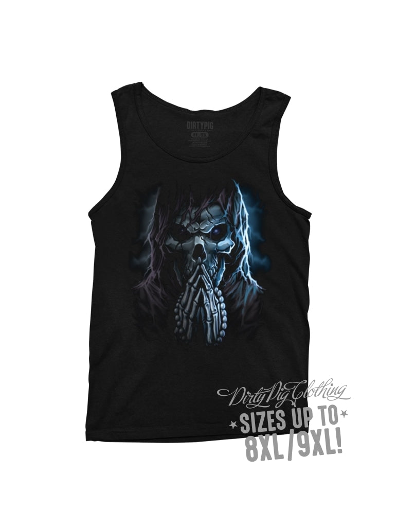 Praying Reaper Big Mens Singlet Singlets