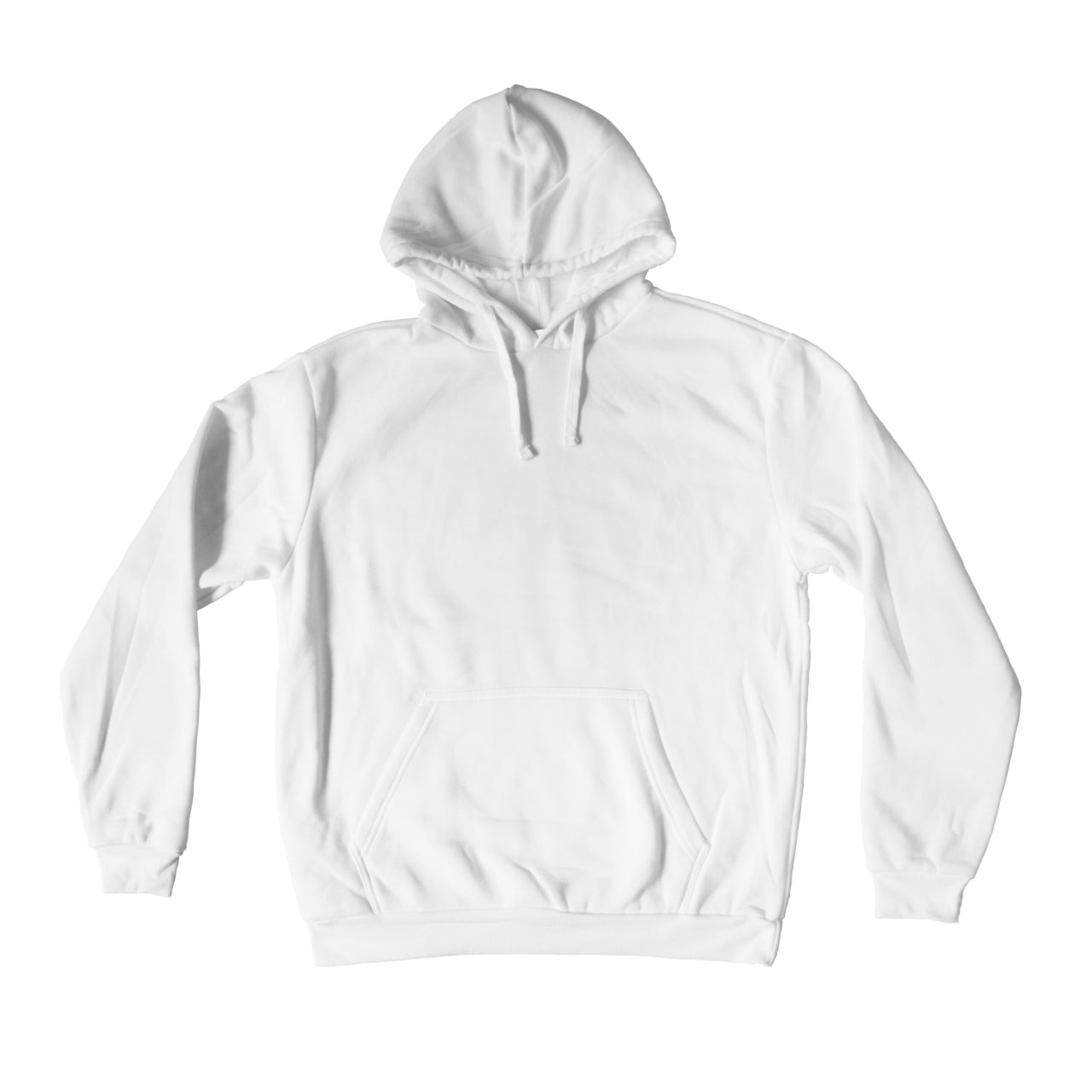 Plain Big Mens Pullover Hoodie - White 8Xl/9Xl Basics