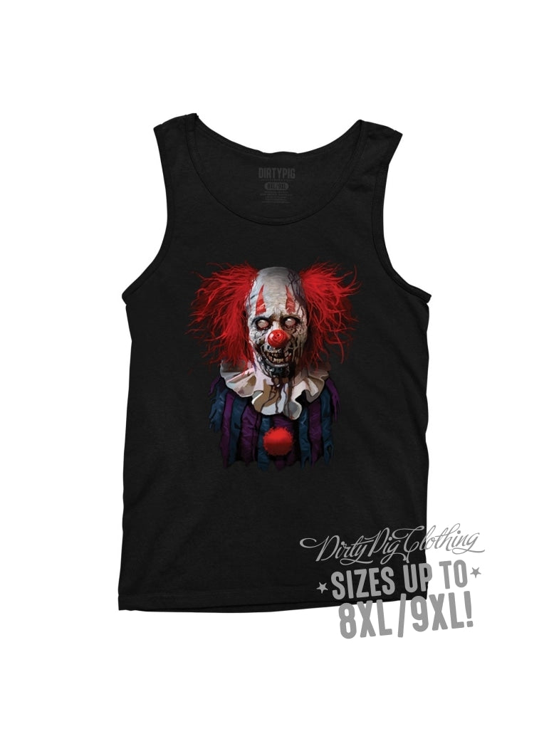 Zombie Clown Big Mens Singlet Singlets