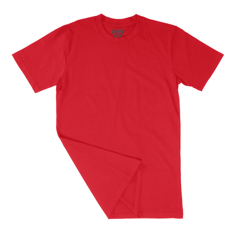 2 Pack Plain Big Mens Shirts 2Xl/3Xl / Red
