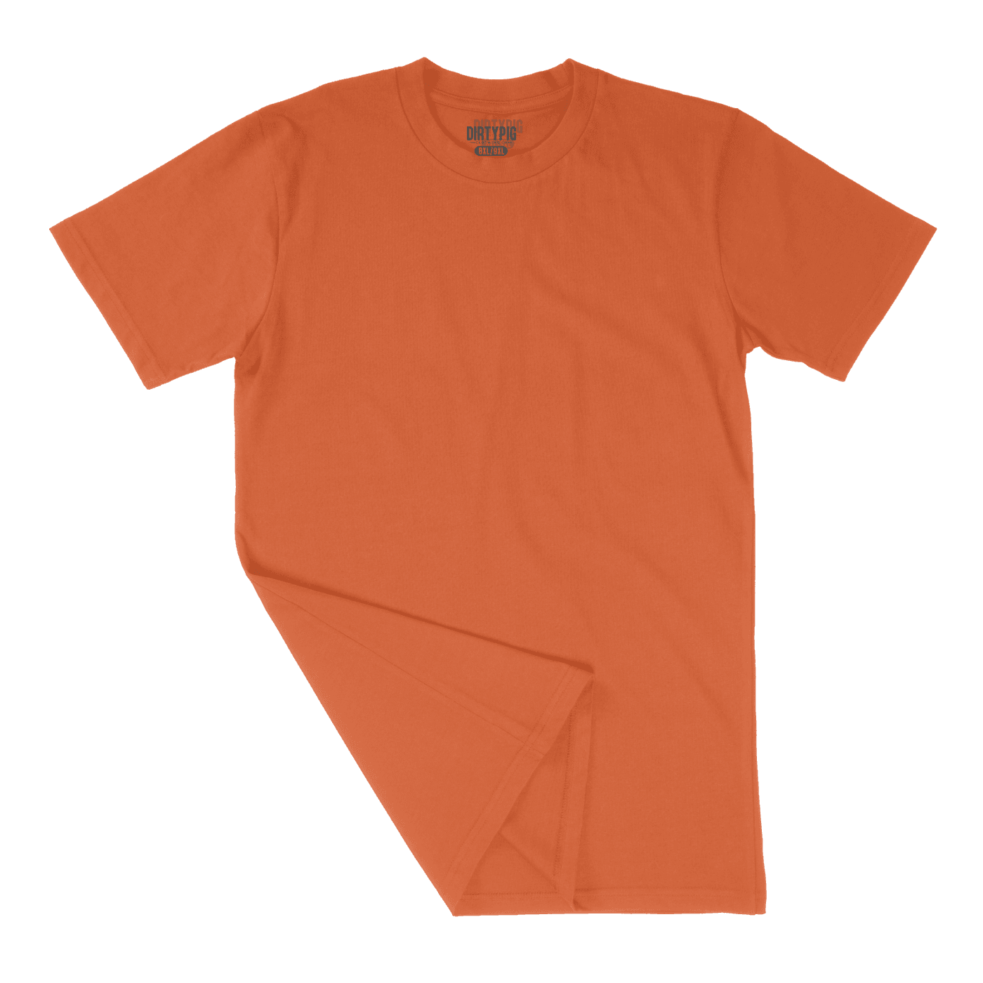 2 Pack Plain Big Mens Shirts 2Xl/3Xl / Safety Orange
