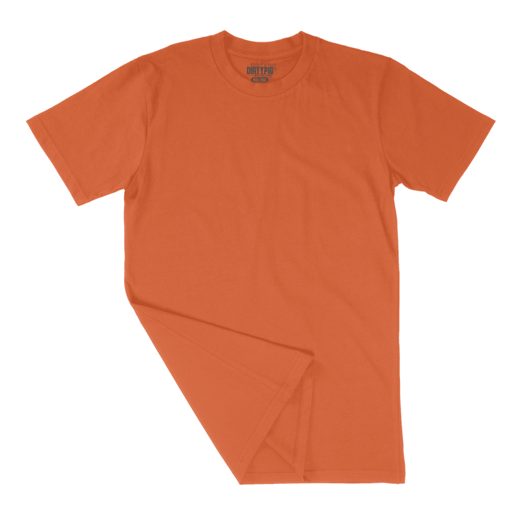2 Pack Plain Big Mens Shirts 2Xl/3Xl / Safety Orange