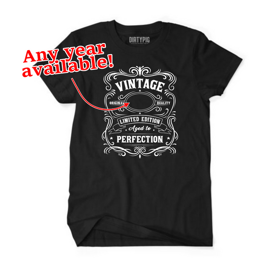 Aged to Perfection Birthday Shirt