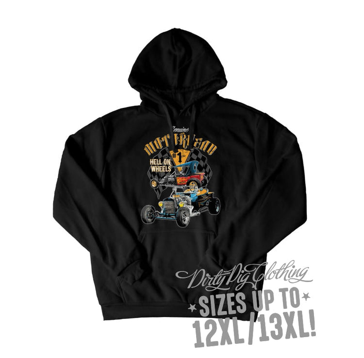 Genuine Motorhead Big Mens Hoodie Front Or Rear Print 12Xl/13Xl / Pullover