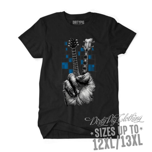 Guitar Big Mens Shirt Printed Shirts