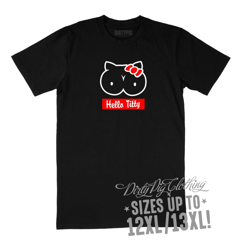 Hello Titty Big Mens Shirt Printed Shirts