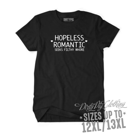 Hopeless Romantic Big Mens Shirt Printed Shirts