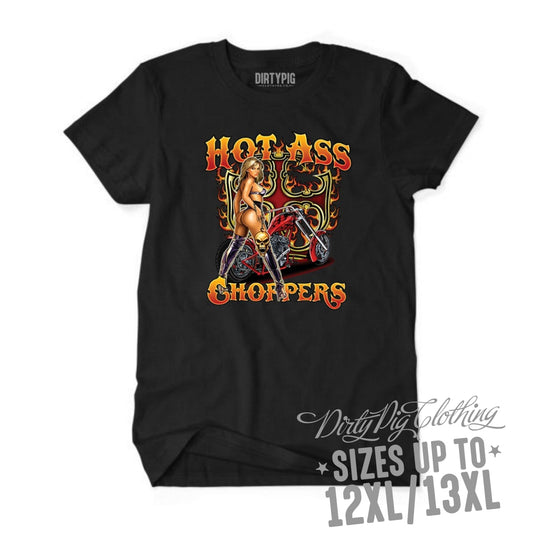Hot Ass Choppers Big Mens Shirt Printed Shirts
