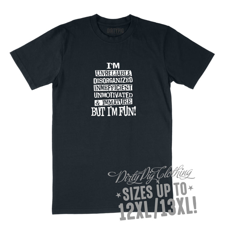 I’m Fun Big Mens Shirt 8Xl/9Xl / Navy Printed Shirts