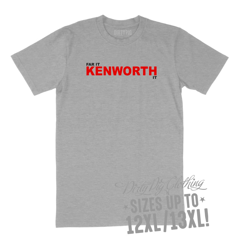 Kenworth Big Mens Shirt 8Xl/9Xl / Grey Printed Shirts