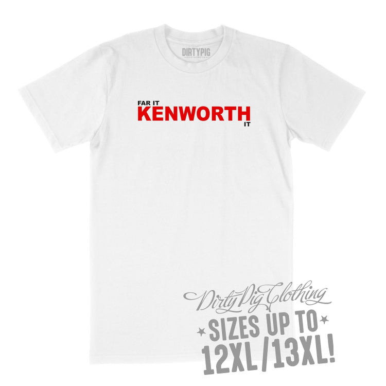 Kenworth Big Mens Shirt 8Xl/9Xl / White Printed Shirts