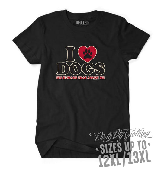 Love Dogs Big Mens Shirt Printed Shirts