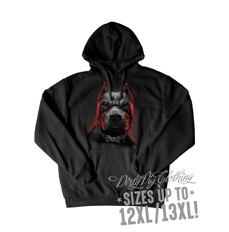 Luctus Doberman Big Mens Hoodie Pullover