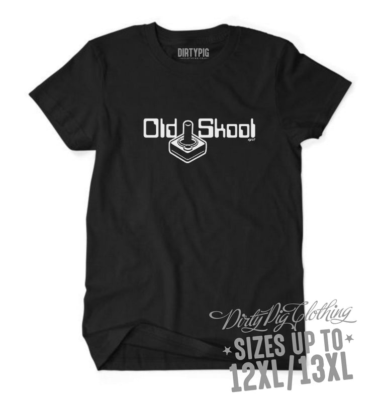 Old Skool Joystick Big Mens Shirt Printed Shirts