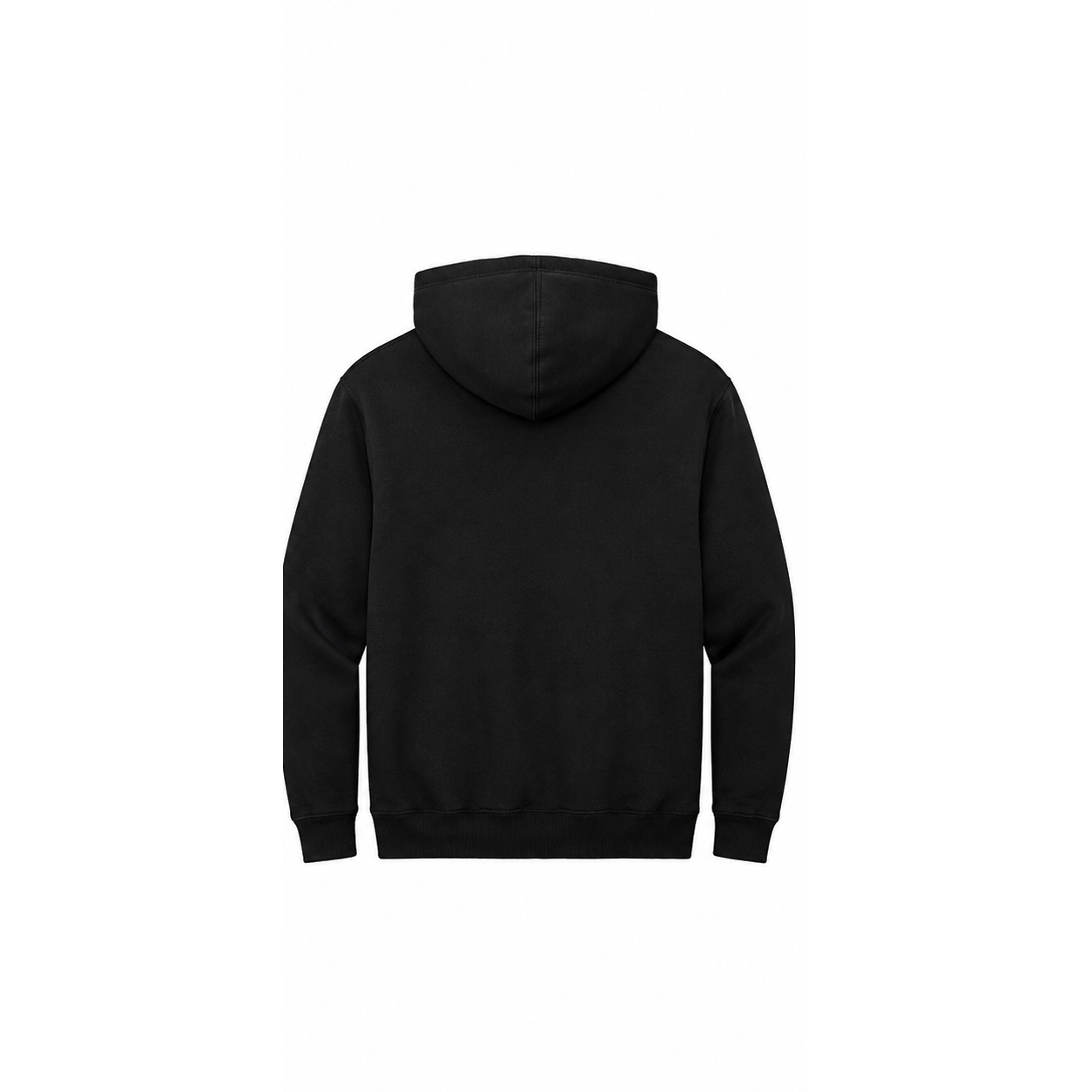 Plain Big Mens Zip Up Hoodie