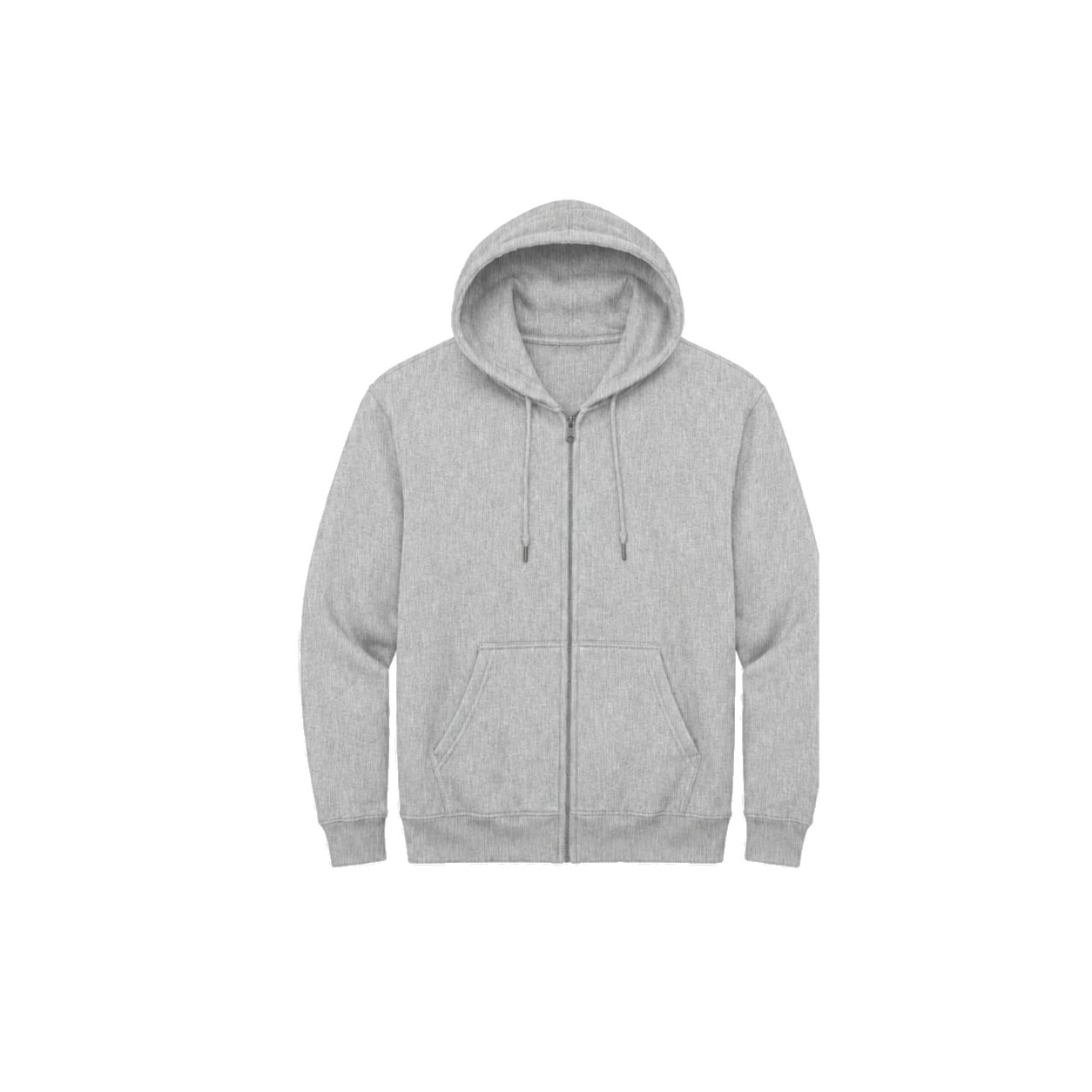 Plain Big Mens Zip Up Hoodie
