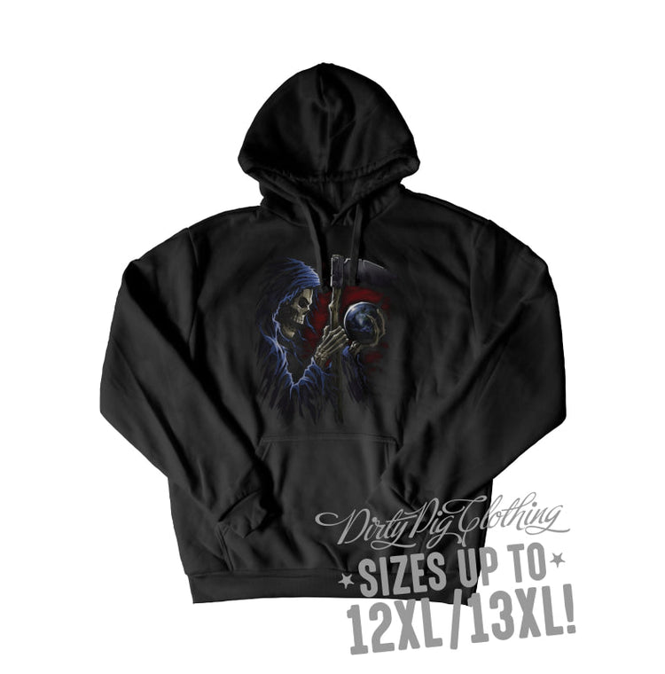 Reaper Sphere Big Mens Hoodie Pullover