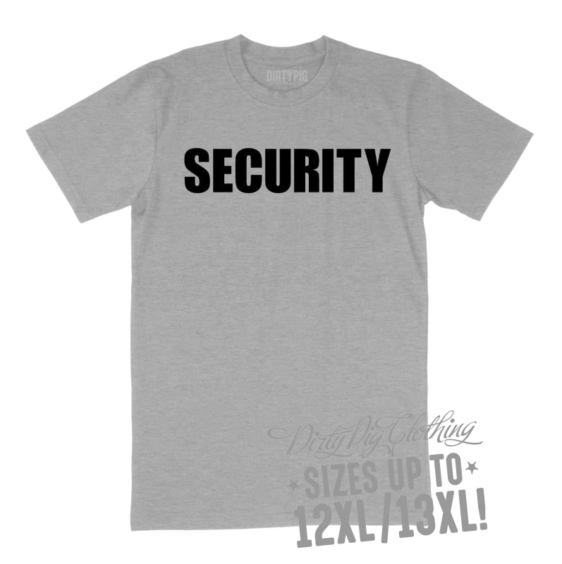 Security Big Mens Shirt 8Xl/9Xl / Grey Printed Shirts