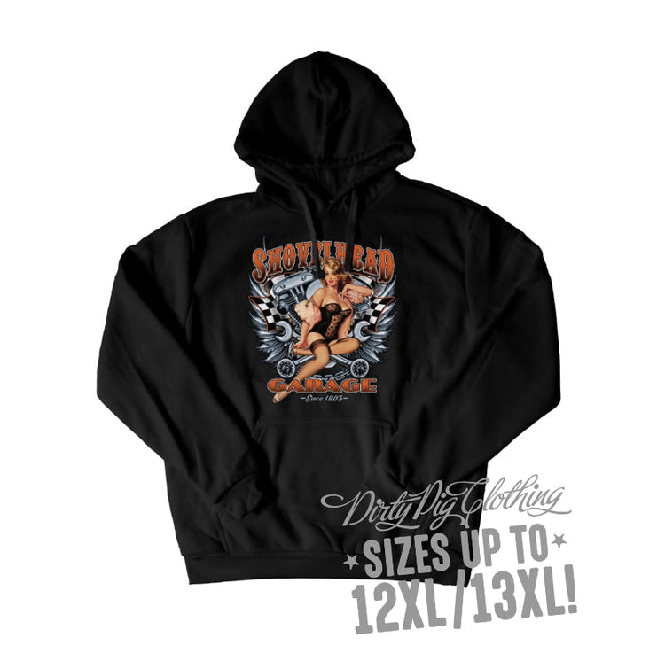 Shovelhead Big Mens Hoodie Front Or Rear Print 12Xl/13Xl / Pullover