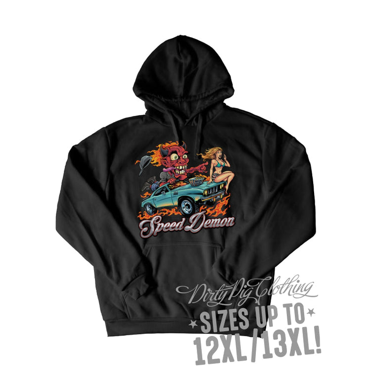 Speed Demon Big Mens Hoodie Pullover