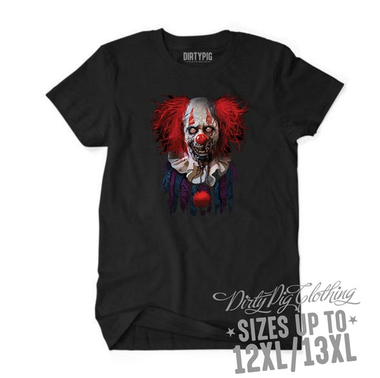 Zombie Clown Big Mens Shirt Printed Shirts