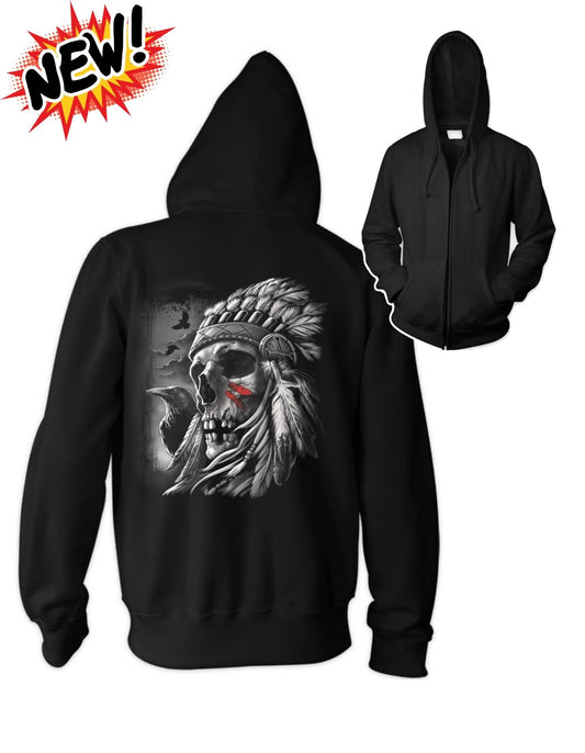 Big Chief Big Mens Zip Hoodie