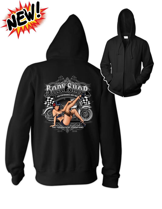 Body Shop Big Mens Zip Hoodie