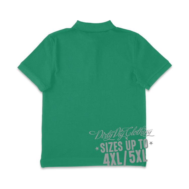 Big Mens Polo Shirt Kelly Green Shirts