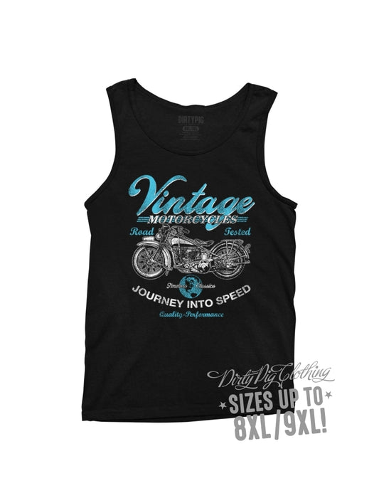 Vintage Motorcycles Big Mens Singlet Singlets